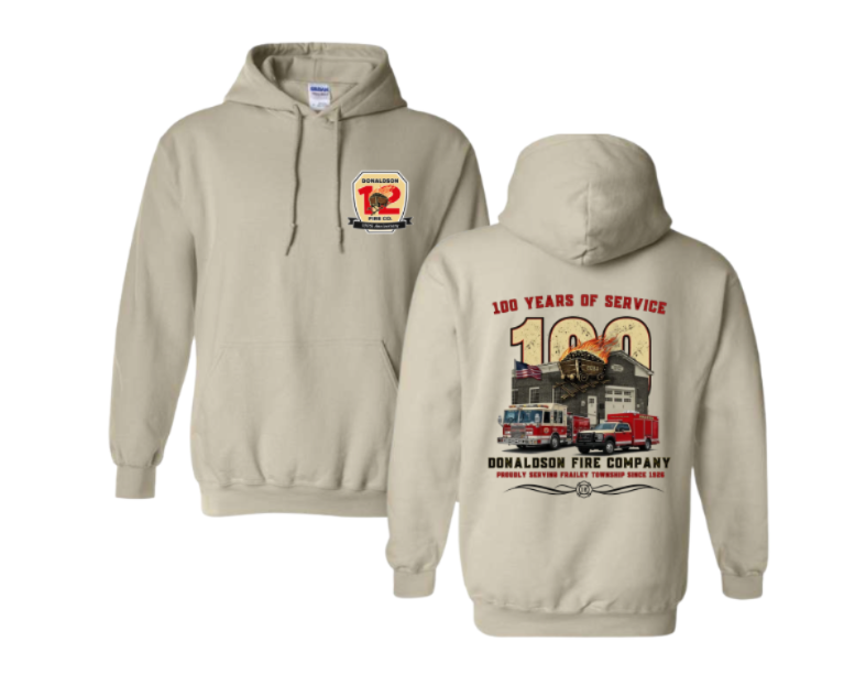 Donaldson Fire 100th Anniversary Hoodie