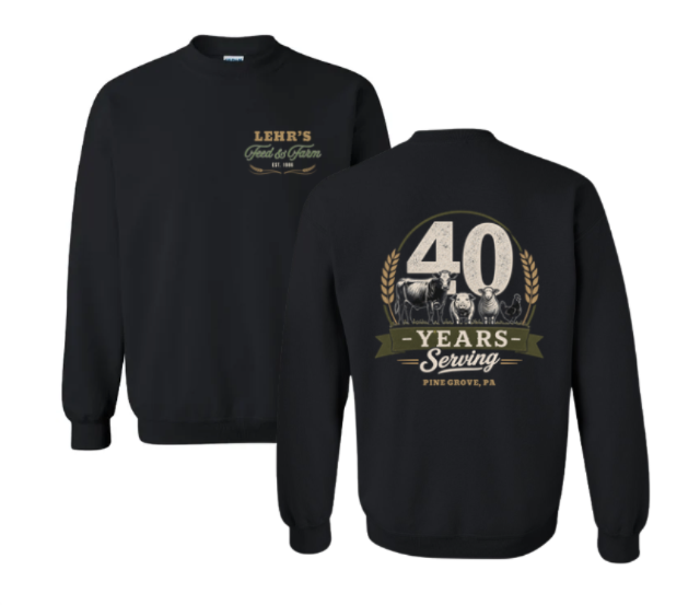 Lehr's Feed & Supply 40th Anniversary Crewneck