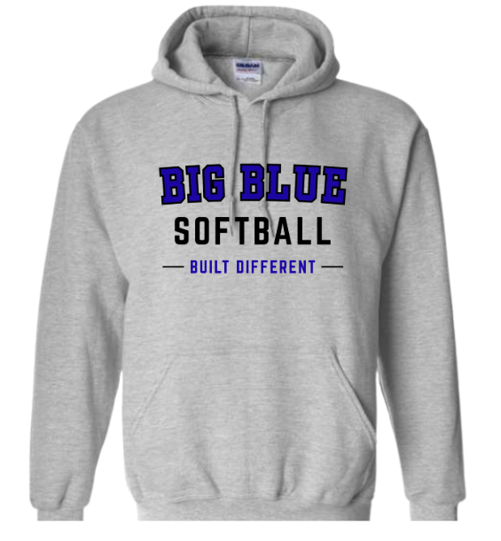 Big Blue Softball Hoodie