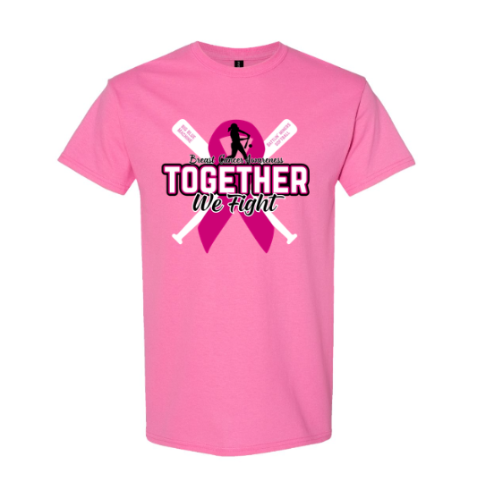 Battlin' Miners Softball Breast Cancer Awareness T-Shirt