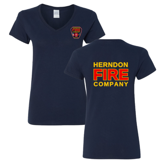 Herndon Fire Company V-Neck Shirt - Women's
