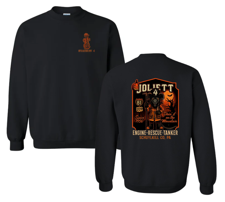 Joliett Fire Co. Halloween Crewneck