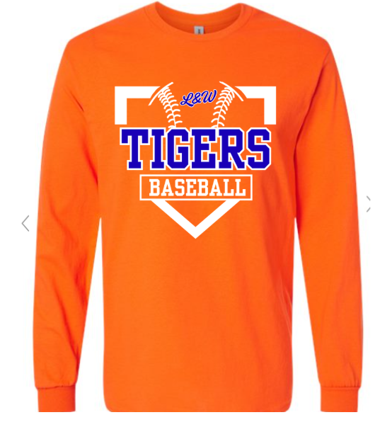 L&W Tigers Baseball Long Sleeve