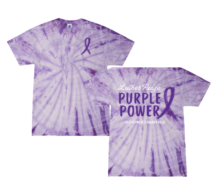 Luther Ridge- Alzheimer's Walk Tie Dye T-Shirt