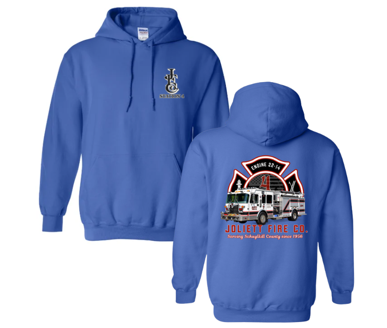 Joliett Fire Engine 22-14 Hoodie