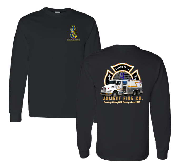 Joliett Fire Tanker Long Sleeve Shirt