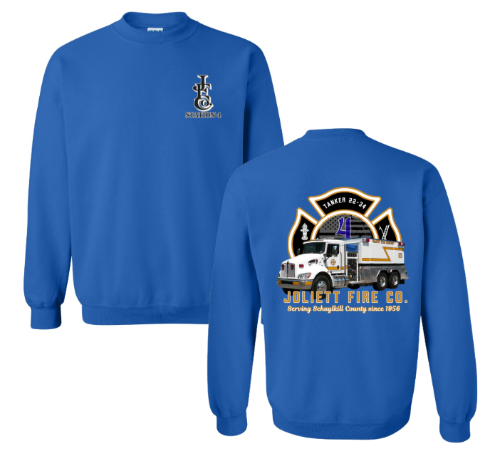 Joliett Fire Tanker Crewneck