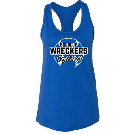 Big Blue Wreckers Softball Tank Top - Women's