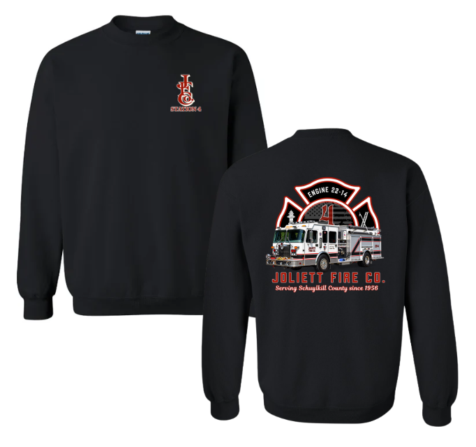 Joliett Fire Engine 22-14 Crewneck