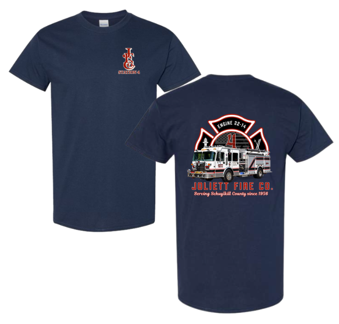 Joliett Fire Engine 22-14 T-Shirt