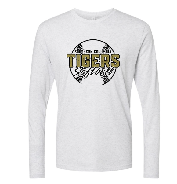 SC Softball Triblend Long Sleeve - Design 3