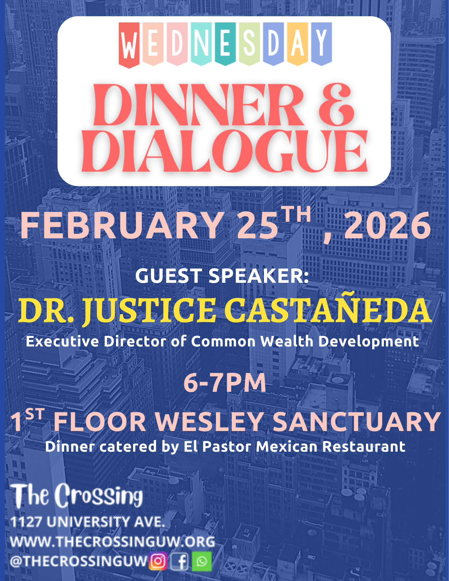 Wednesday Dinner & Dialogue