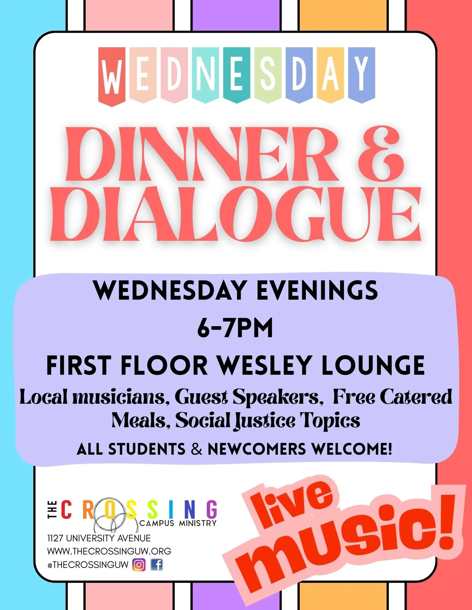 Wednesday Dinner &amp; Dialogue 
