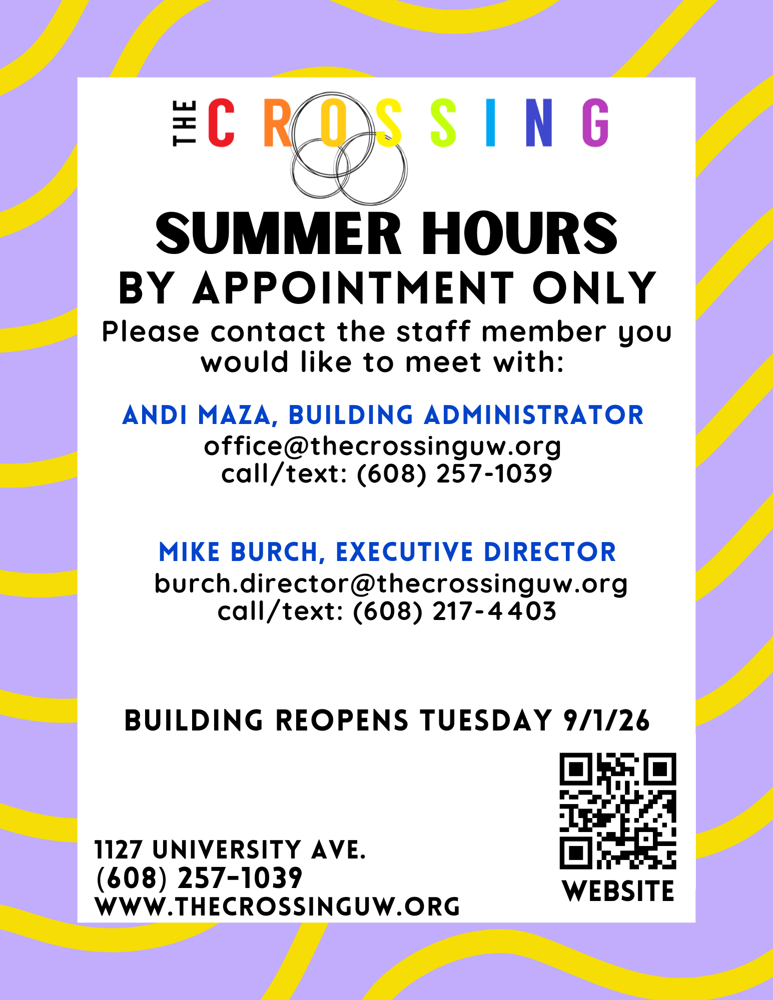 Open By Appointment Only