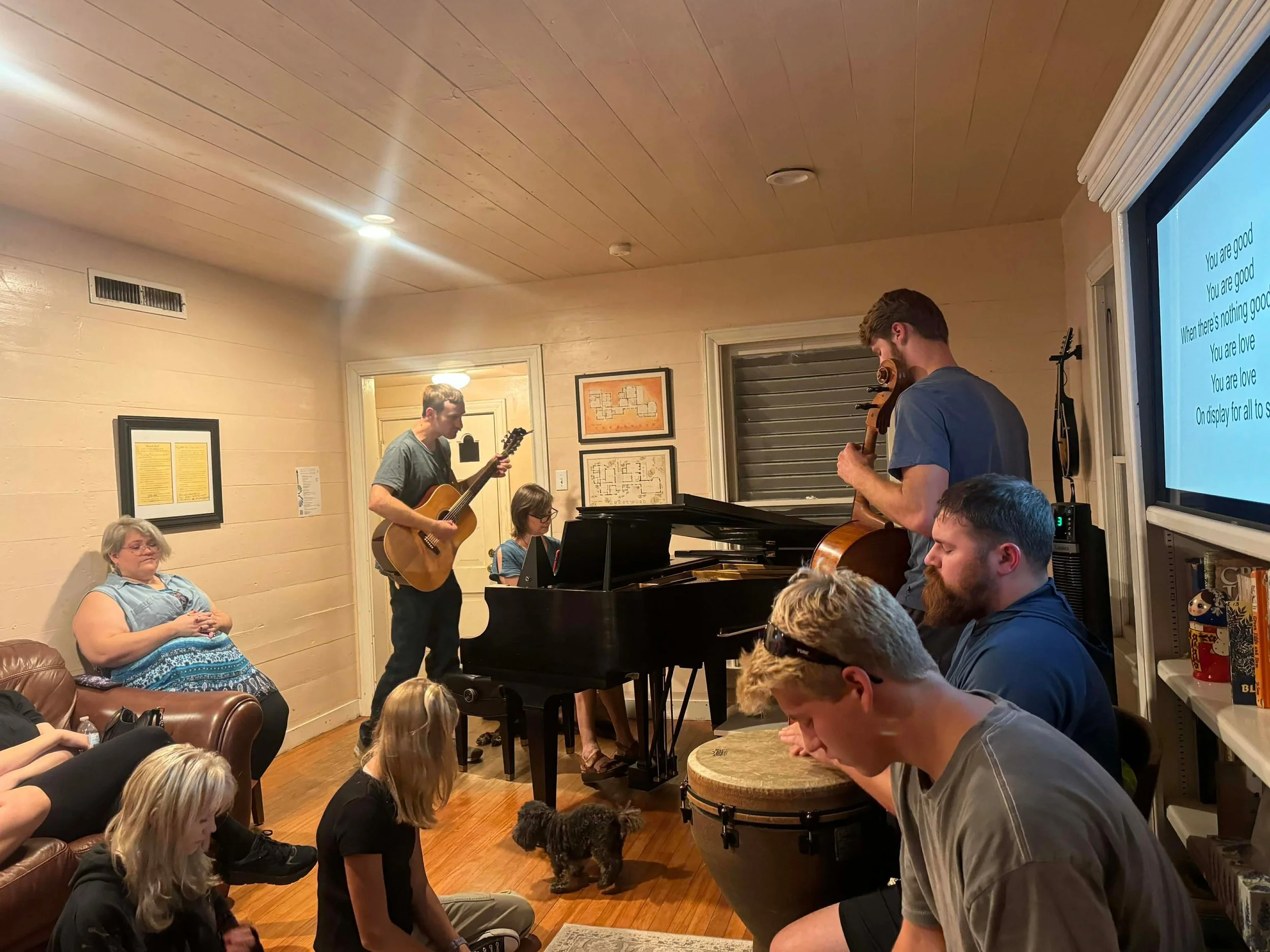 First Shabbat Friday is a monthly gathering at the Jonker residence in the Bayside part of Corpus Christi. The event is a branch of The Net Fellowship Church, a non-denominational church in Flour Bluff, in Corpus Christi, Texas 