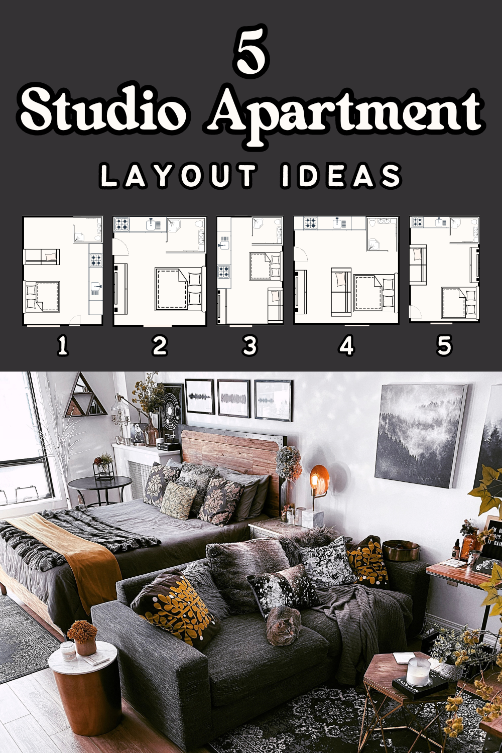 5 Studio Apartment Layout Ideas That Will Make Your Studio Flow ...