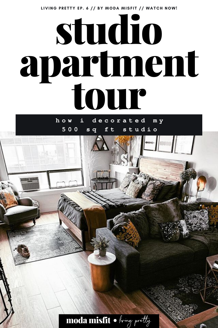 My 500 Sq Ft Studio Apartment Tour!
