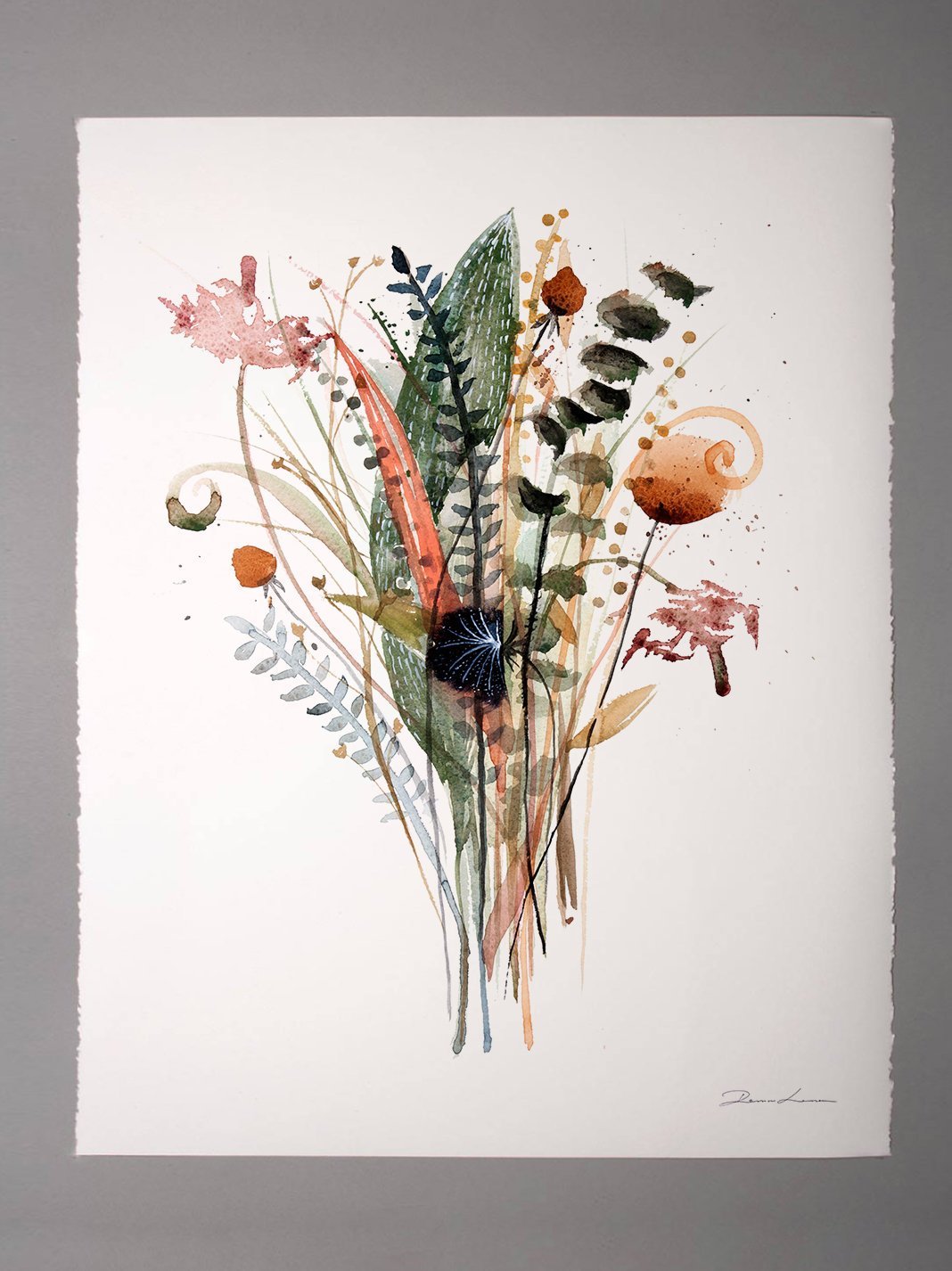 Watercolor Flowers by RomaLema - Etsy