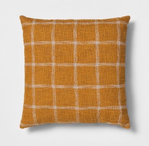 Woven Grid Square Throw Pillow Gold.jpg