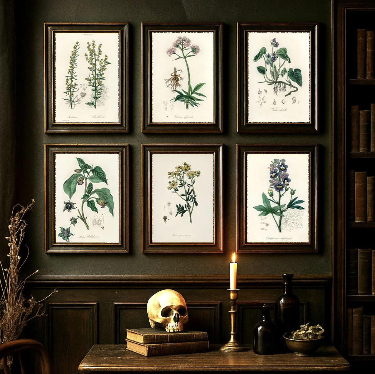 green academia decor - wall 2.png