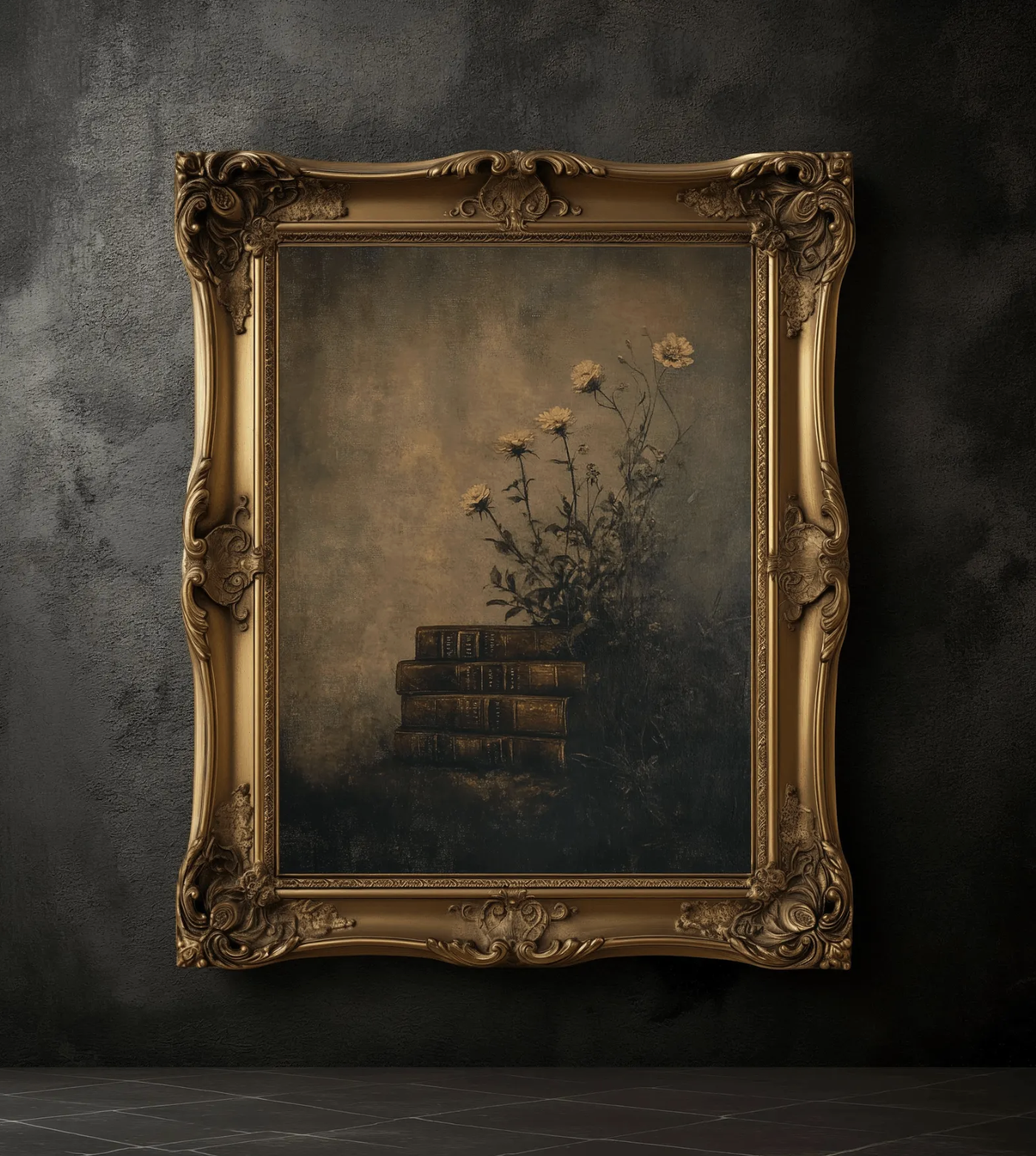 green academia decor - wall 1.png