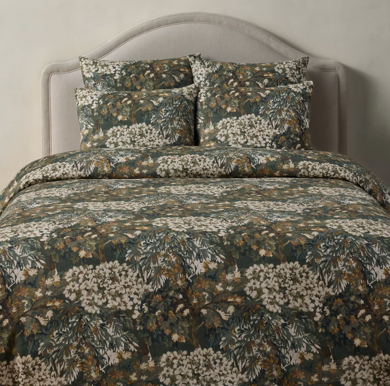 green academia bedroom decor - bed 5c.png