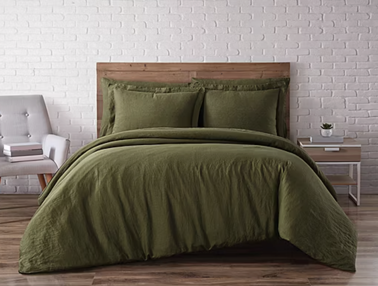 green academia bedroom decor - bed 6.png