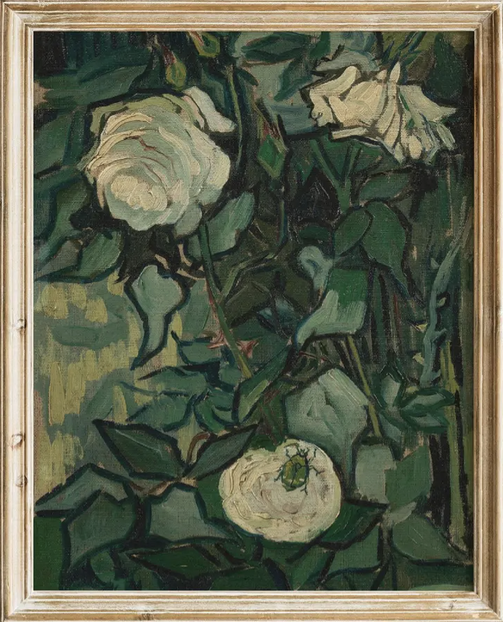 green academia bedroom decor - wall 6.png