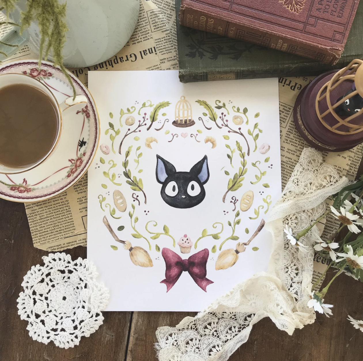 studio ghibli aesthetic decor - wall 1.png