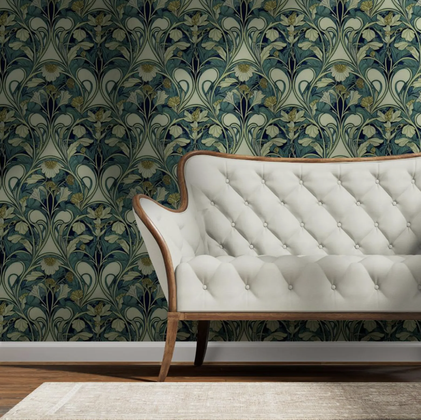 art nouveau interior design - wall 1.png