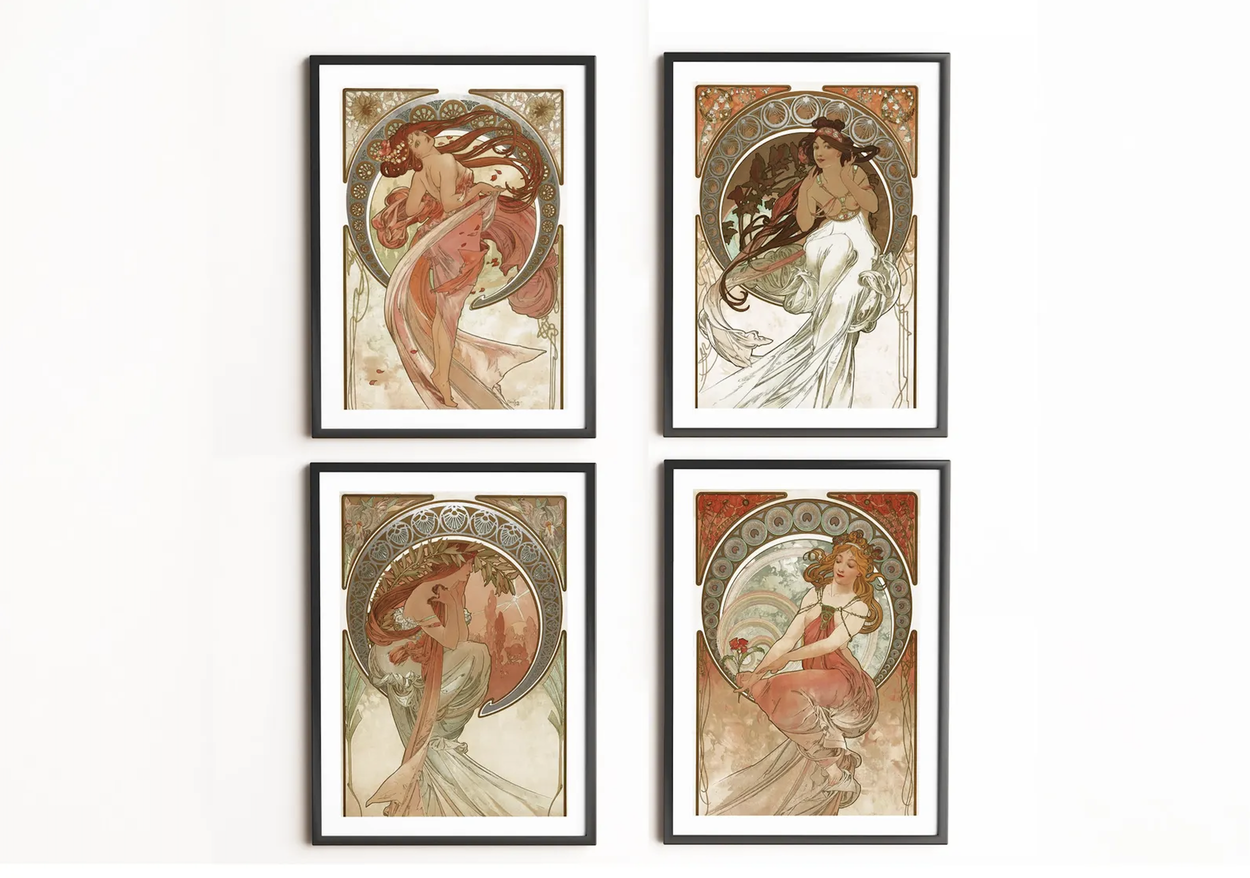 art nouveau interior design - wall 5.png