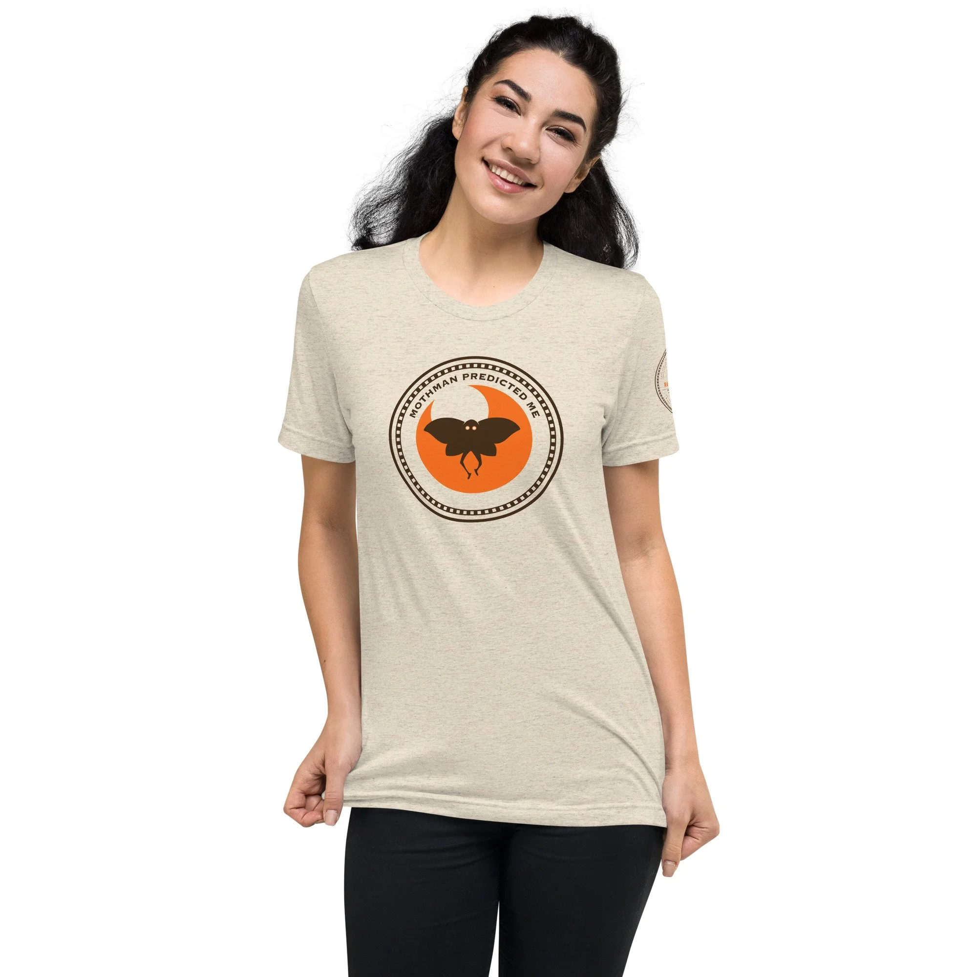 Mothman - Oatmeal Tee