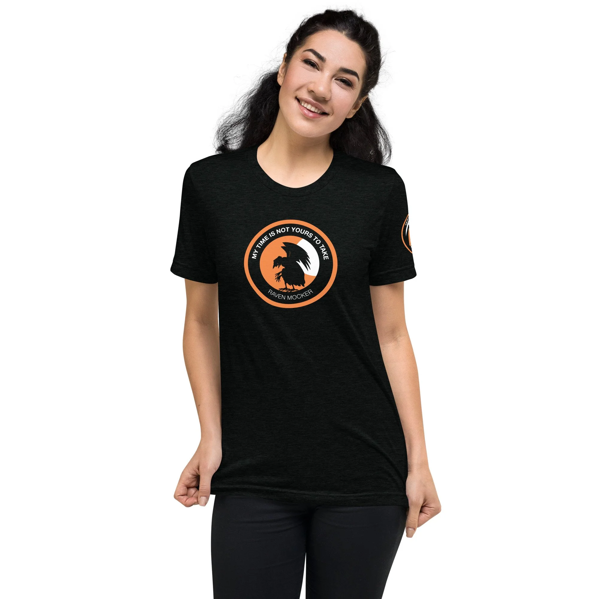 Raven Mocker - Orange on Black Tee