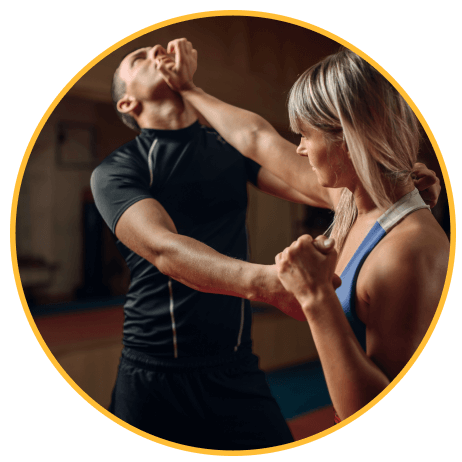 Adult martial arts training focused on Wing Chun techniques