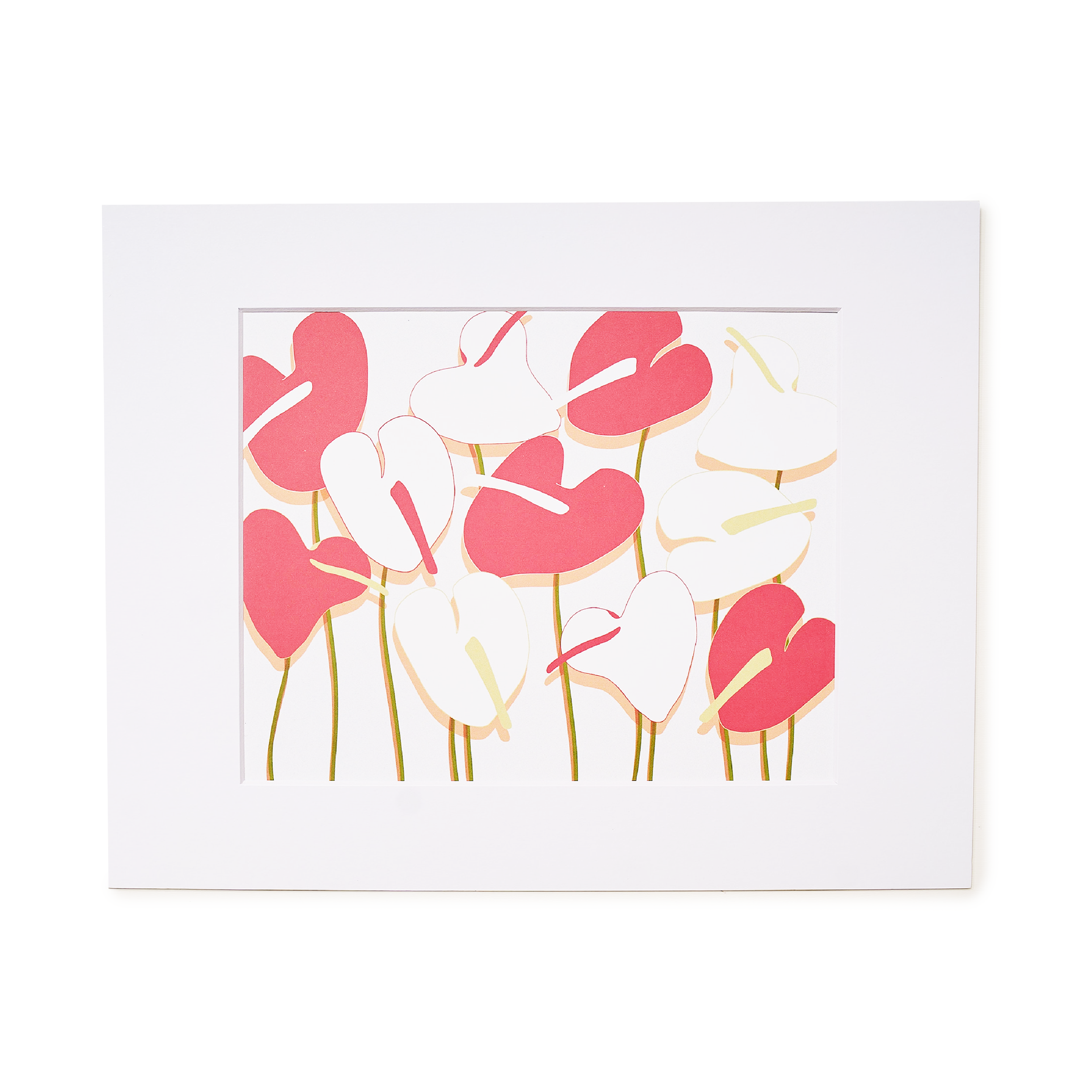 Anthurium Print (2024) White Mat