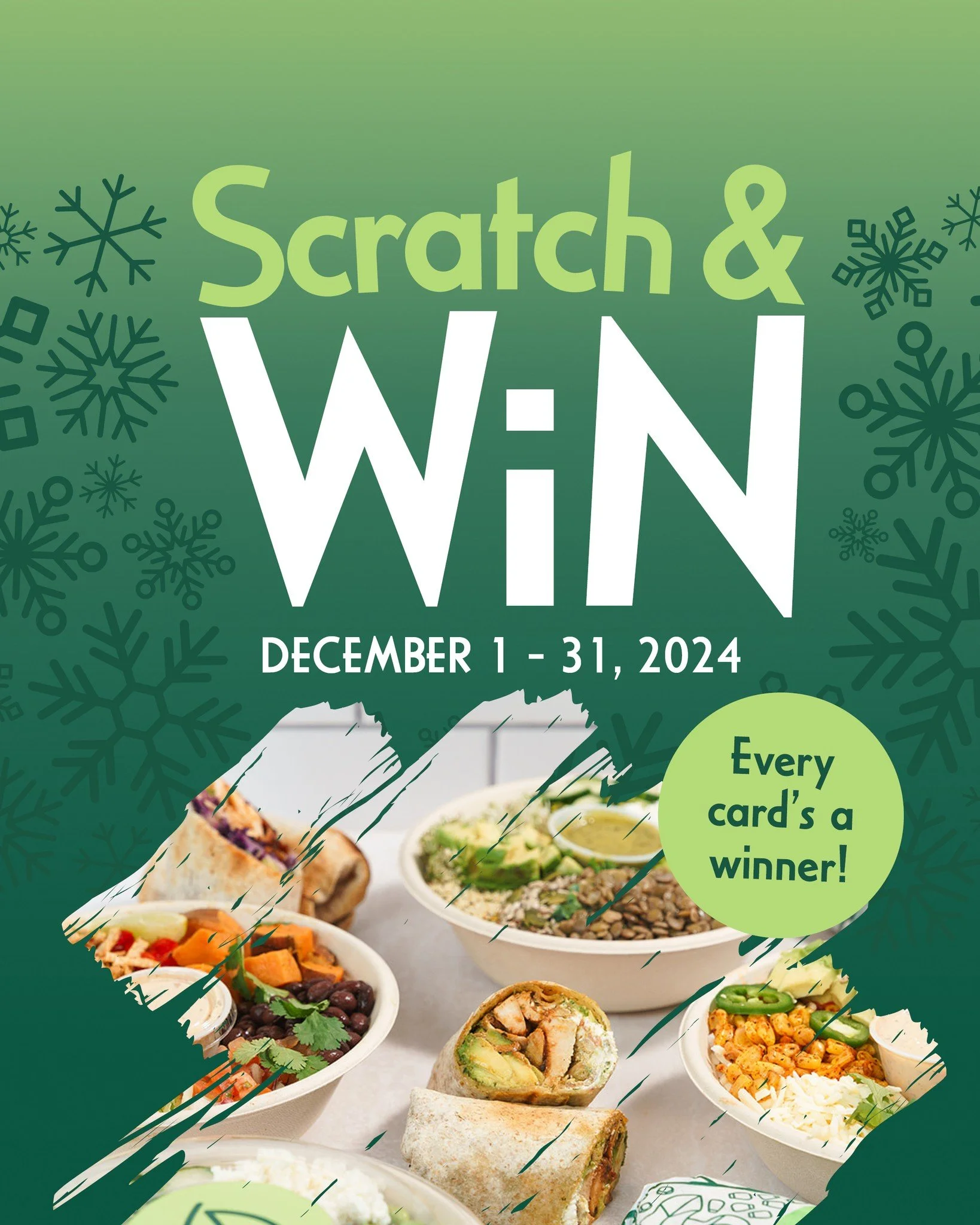 🎁 SCRATCH &amp; WIN IS HERE! 🎁

From now until 31st, every transaction&mdash;whether online or in-store&mdash;earns you a scratch card, and every card is a WINNER!

Swipe ➡️ to see the fantastic prizes up for grabs, including discounts, free items,