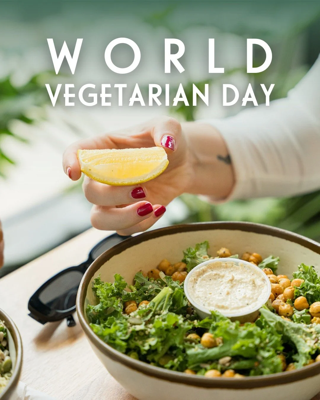 🥗 Happy World Vegetarian Day! 🌱

We&rsquo;ve got a lineup of delicious vegetarian options waiting for you, swipe ➡️ to see them all!

And here&rsquo;s the best part: every item on our menu can be made vegetarian, vegan, dairy-free, and/or gluten-fr