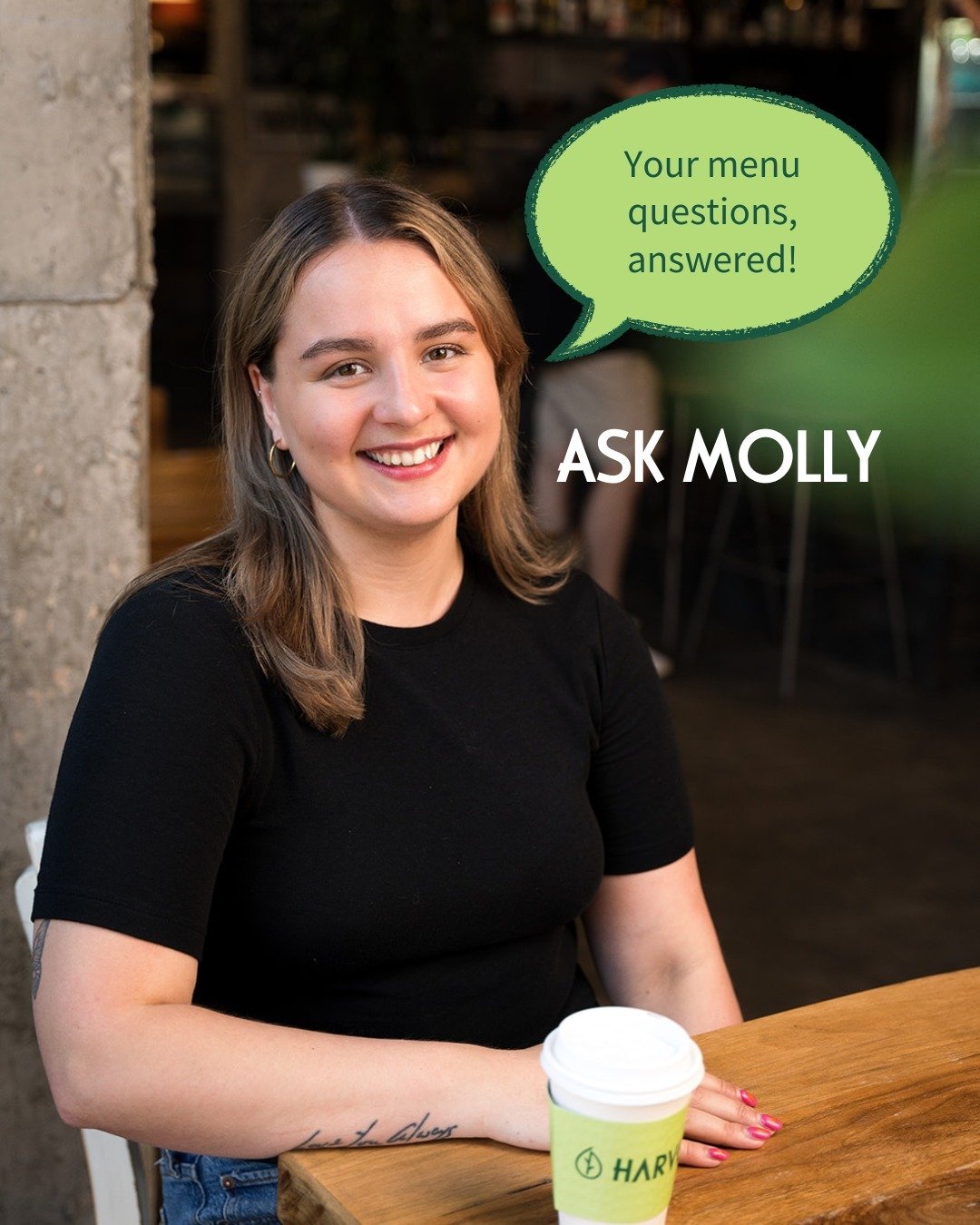 Meet Molly 👋
Your go-to for everything on our menu.

Have questions about ingredients? Allergens? Macros? Or how to customize a bowl to better fit what you&rsquo;re looking for?
Ask Molly 💬

She knows our menu inside and out and is here to help gui