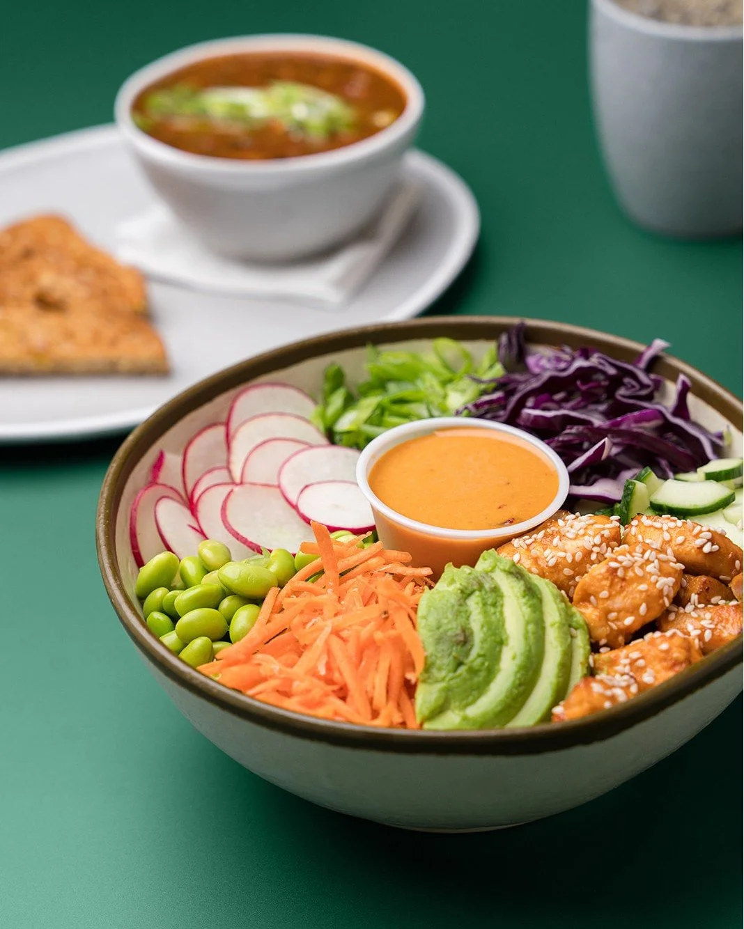 Final days for the Cozy Collection 🥣💚

The Spicy Miso Salmon Bowl and our house-made Chili are only here until April 15.

What are you ordering one more time?
