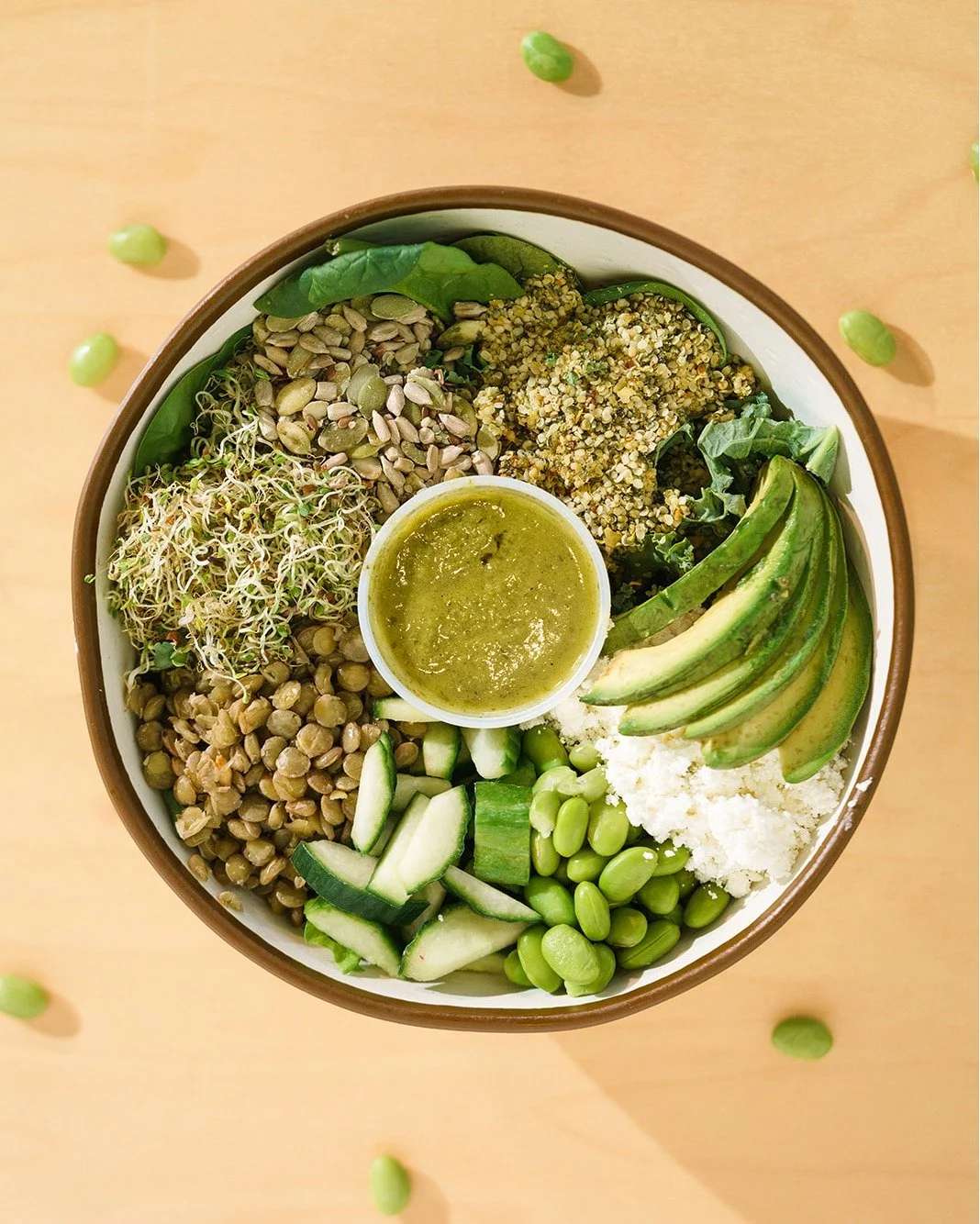 Green is the mood lately 🥬🥑

Our HARVEST Super Greens salad is loaded with fresh greens, bright toppings, and our signature vinaigrette.

Have you tried it?