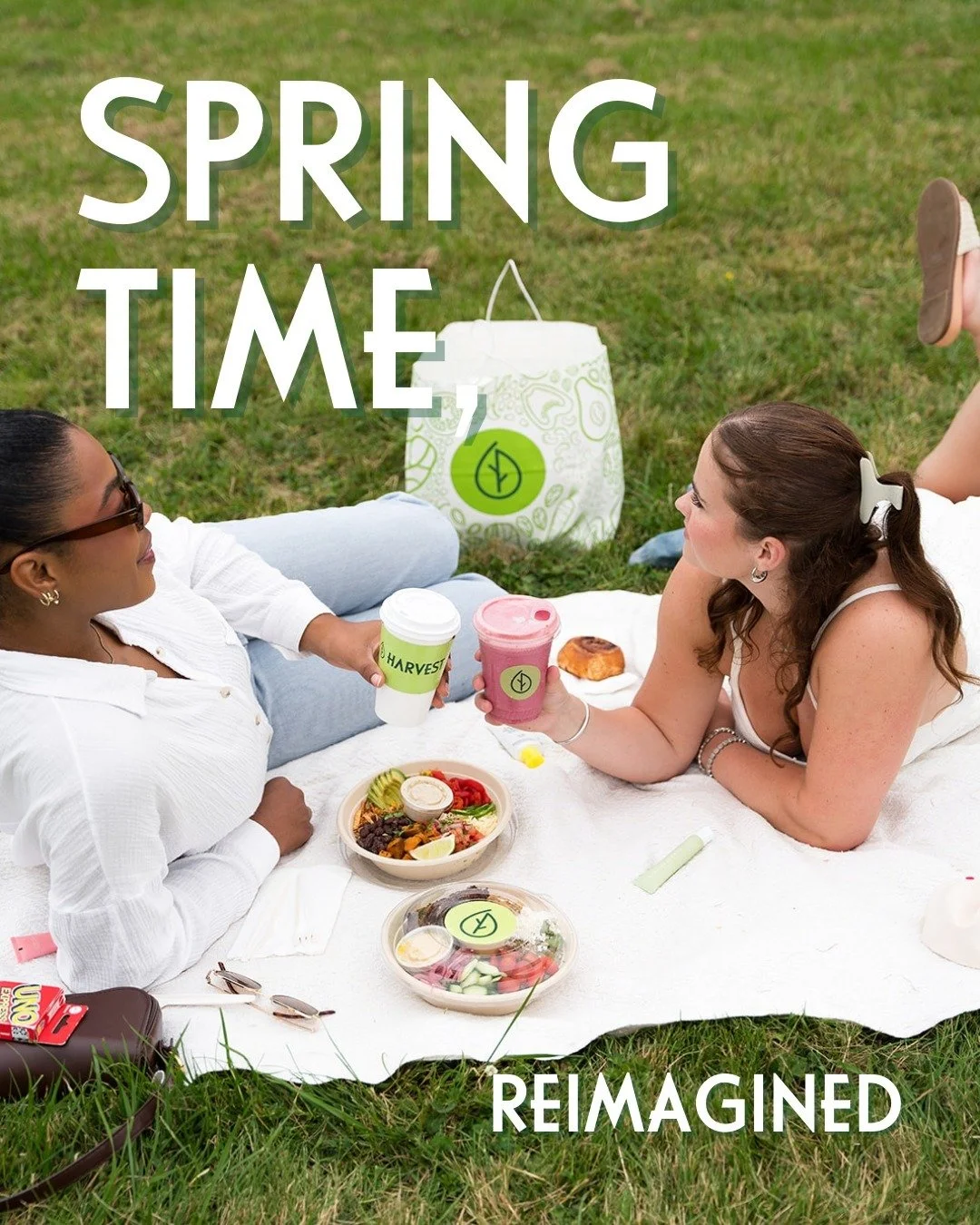 Springtime, reimagined 🌿

Fresh ingredients, bright flavours, and meals made to be enjoyed outdoors.

Where are you taking your HARVEST order this spring?