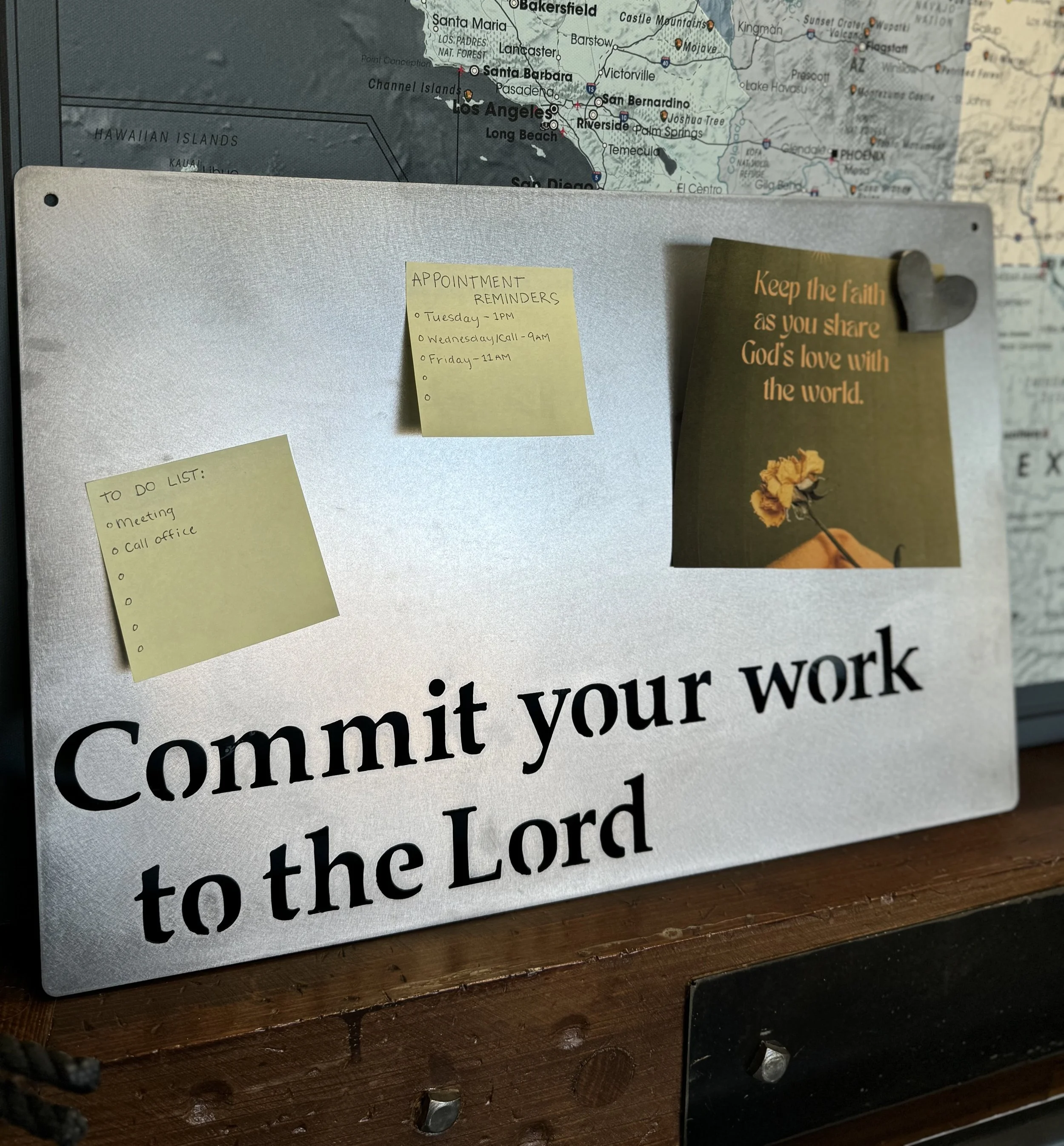 Inspirational Sign — Metawood Design Co.