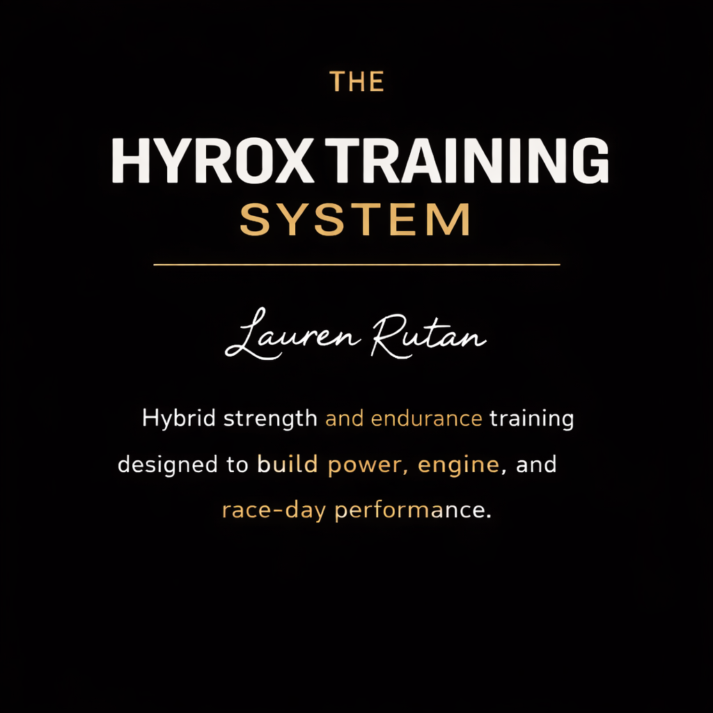 Hyrox Training Program by Lauren Rutan