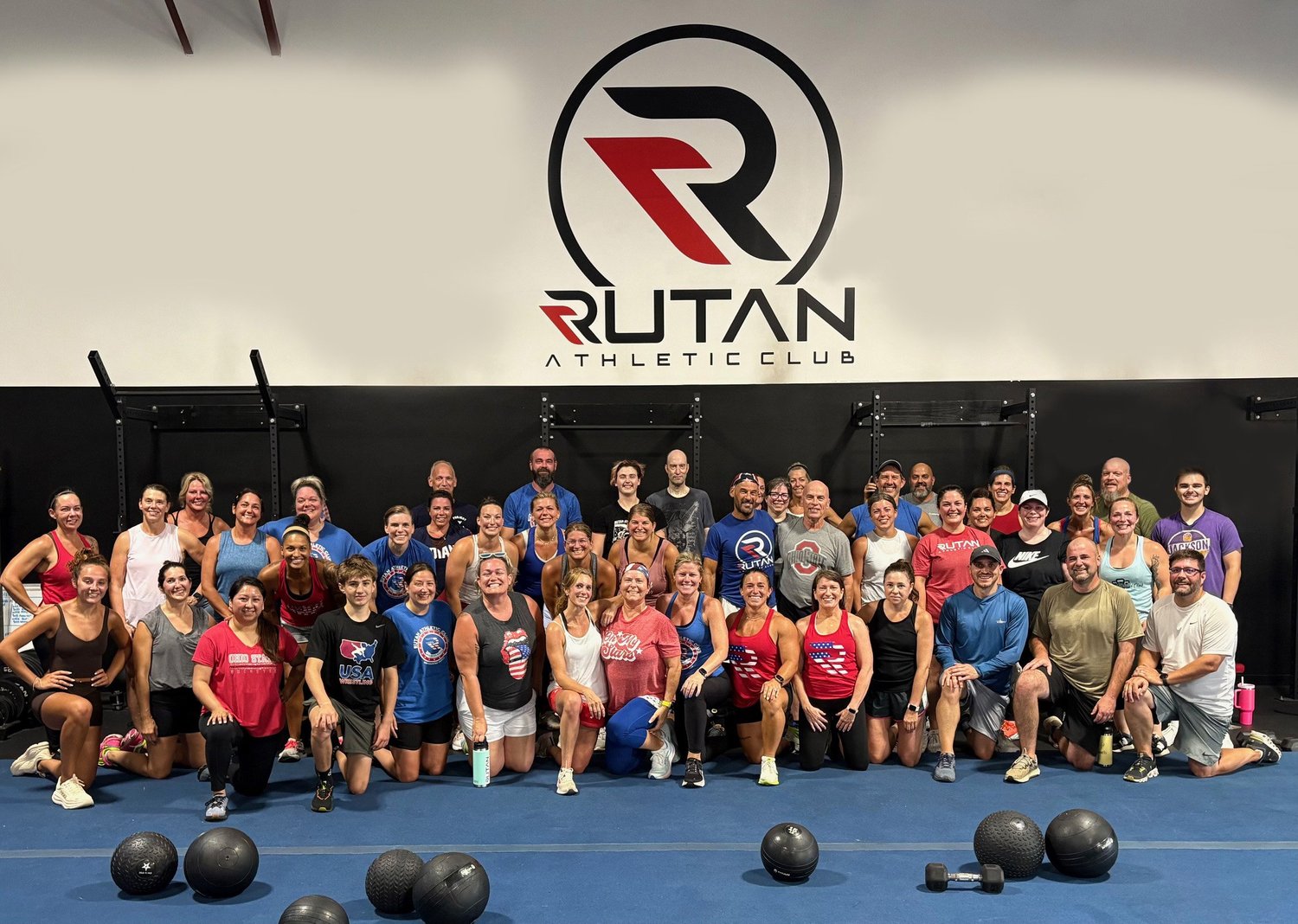 Rutan Athletic Club members training together