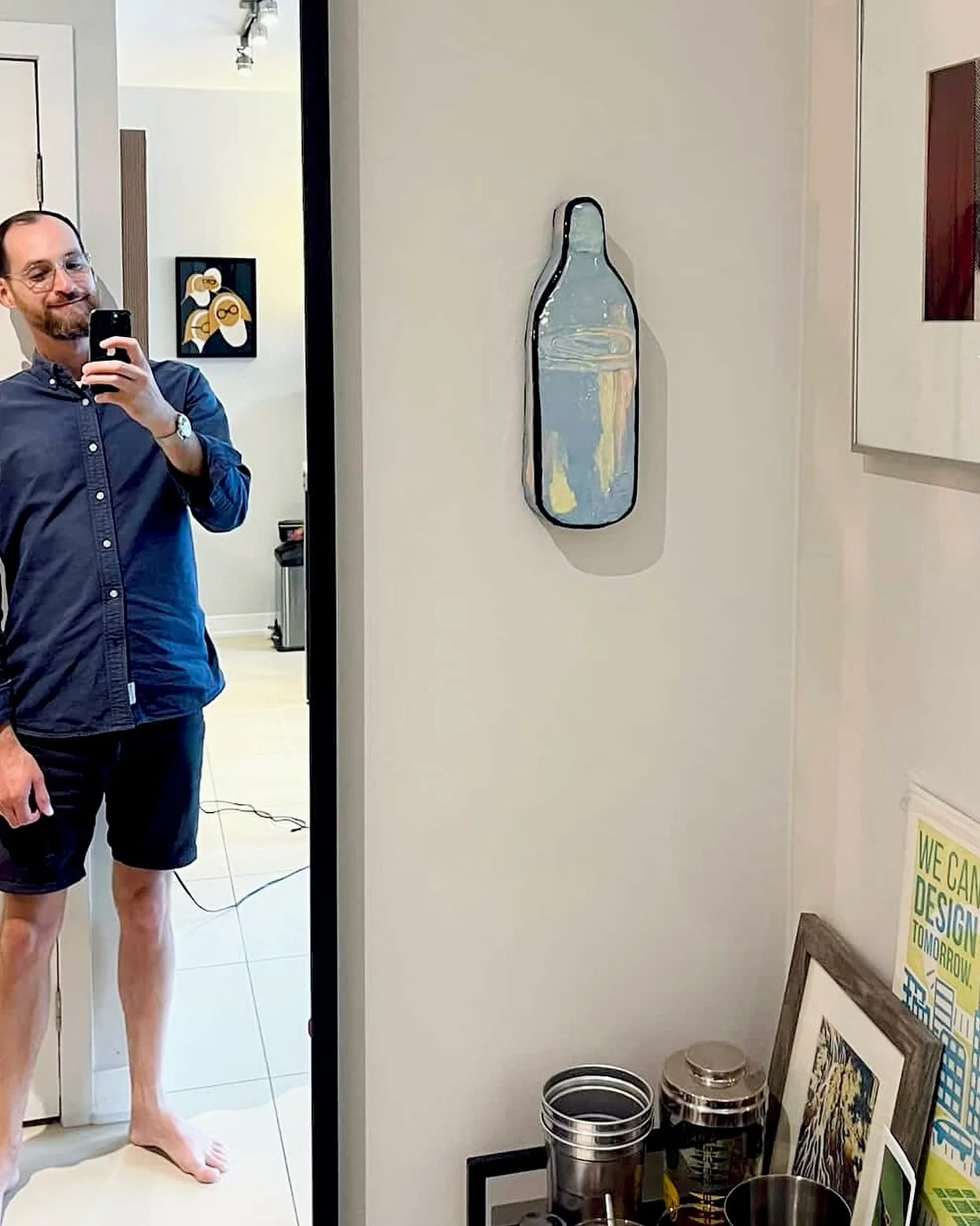 &lsquo;Bottle of Water&rsquo; found a home with two @cabbagetownartandcraftshow visitors. Thank you @timbit.of.toronto !

&hellip;
#ceramicart #sculpture #art #ceramics #handmade