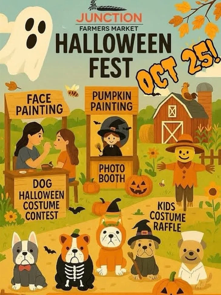 Come see all doggos dressed up at the last @junctionmarket of the season oh and I&rsquo;ll be there too.

Also bringing some Spooky Seconds to the market!

#dogs #ceramics #farmersmarket #halloween