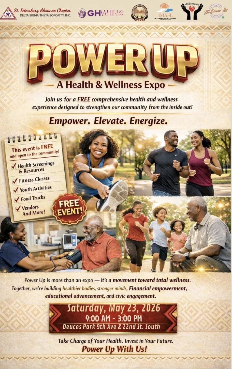 Power Up Health &amp; Wellness Expo - Presented by the St Petersburg Alumnae Chapter of Delta Sigma Theta Sorority, Inc.