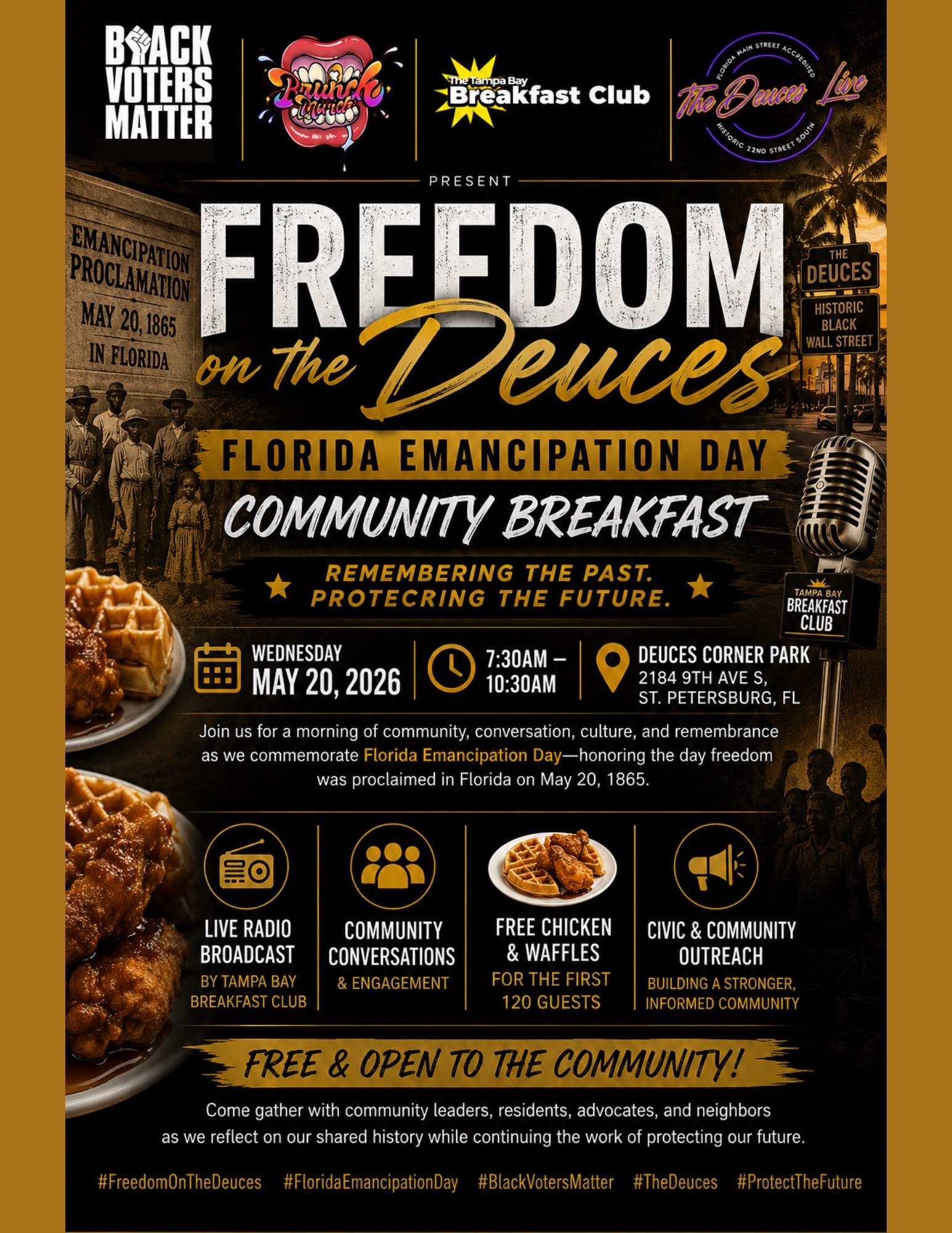 Freedom on the Deuces —Florida Emancipation Day Community Breakfast