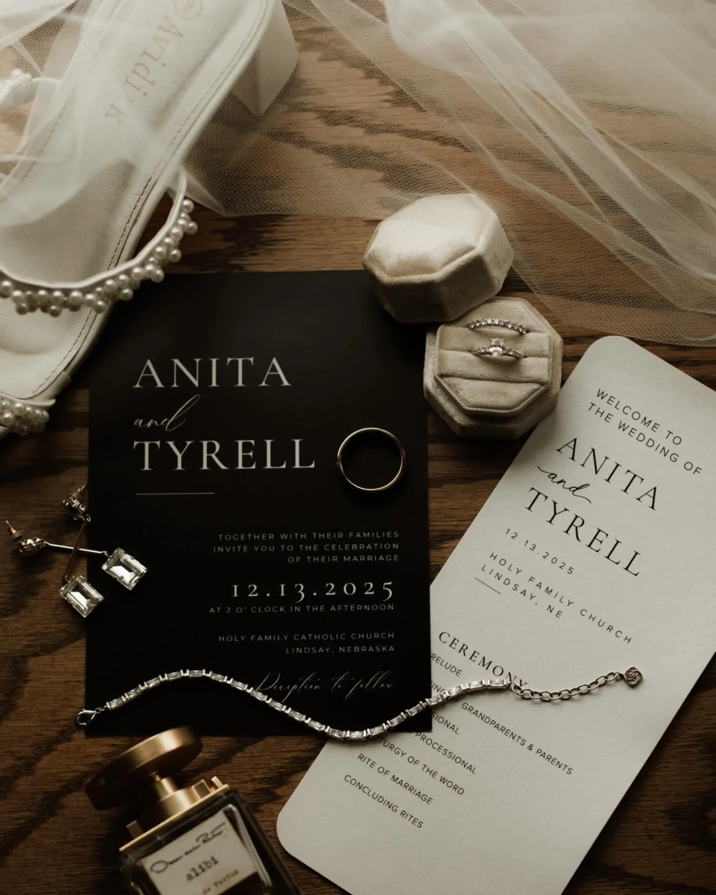 A winter wedding 🤍