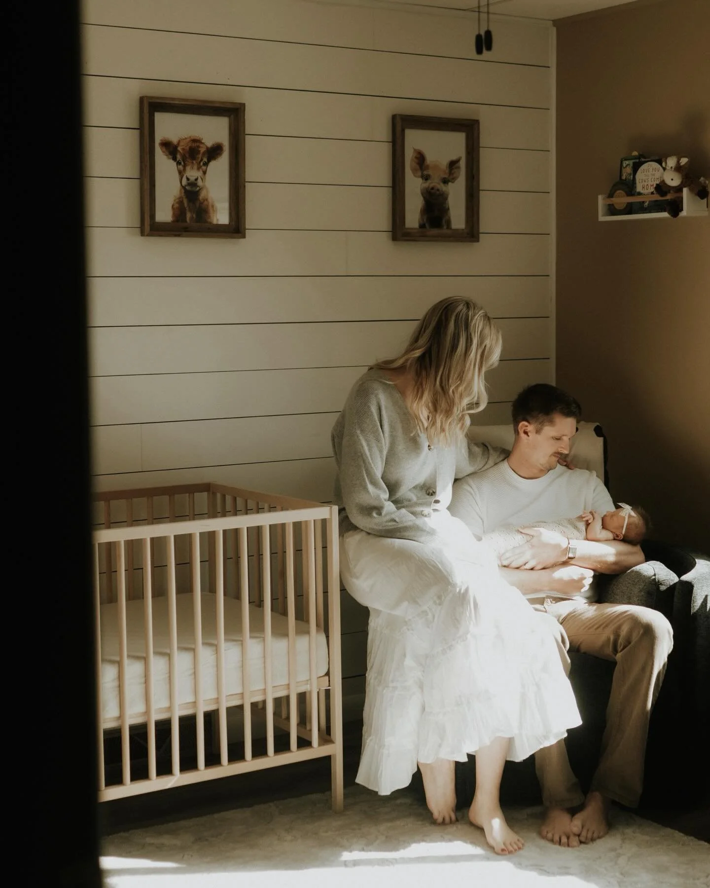 I&rsquo;m not sure if I melted more over Bridget&rsquo;s little grin or the retro carpet in the basement 🤎💛❤️

So grateful to have spent the morning in your home with your true little miracle @rachel.r.buhr